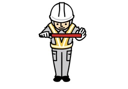 for a whileのイラスト